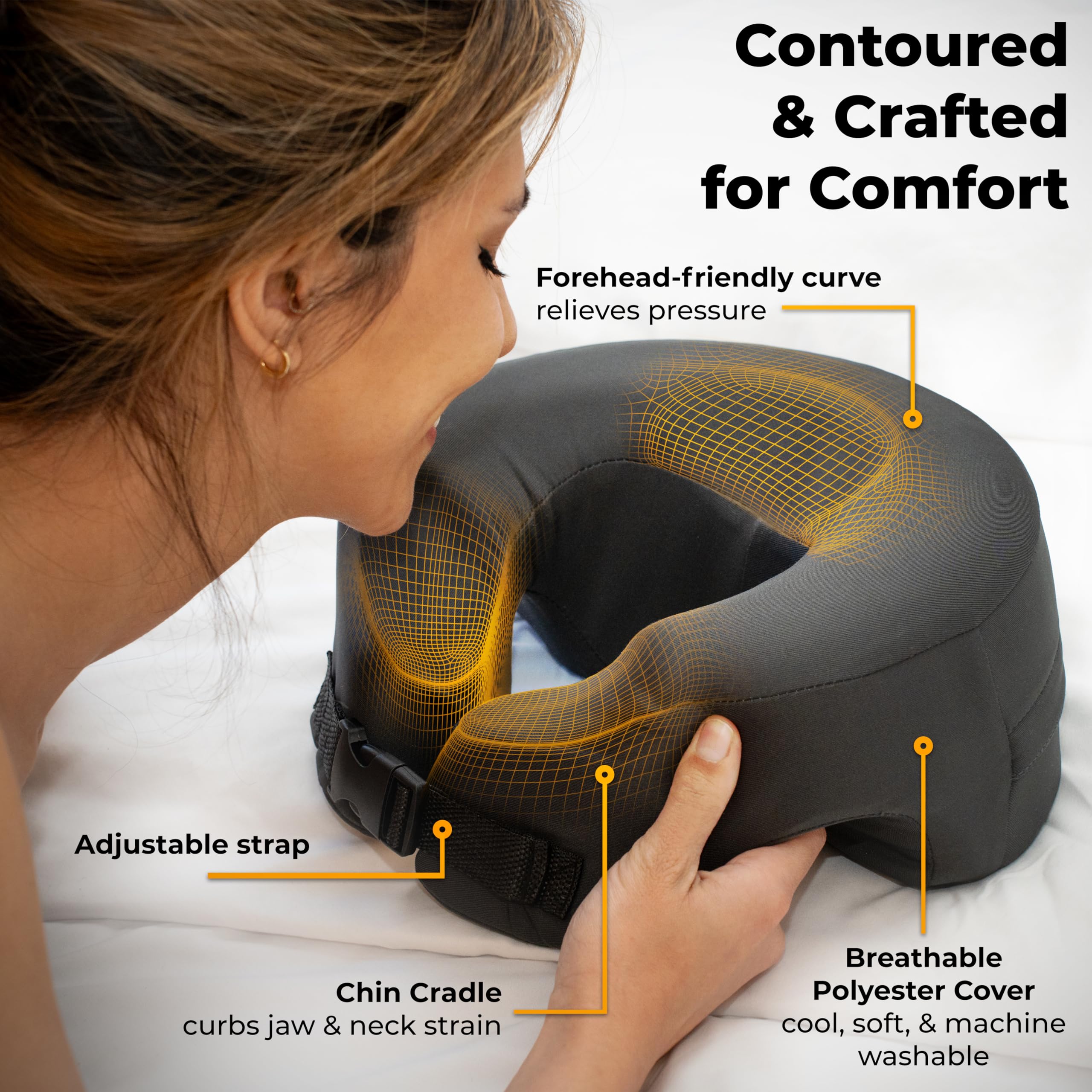 Amazon.com: Faceplant Face Down Pillow - Adjustable Memory Foam